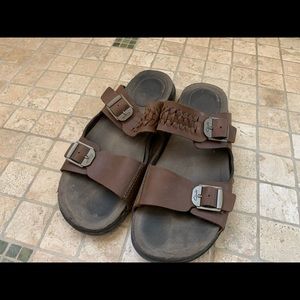 Men’s Clark Leather Sandals 9 9.5
